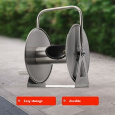 Image of 40M Garden Hose Reel Cart Heavy Duty Metal Hose Reel Water Hose Storage Reel