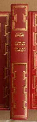 Agatha Christie. Heron. Cards on the Table/Three Act Tragedy. Free Post