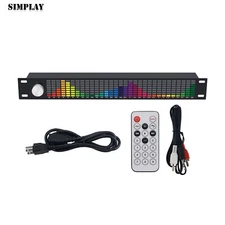 Music Spectrum Display 15-Band Digital Equalizer with Remote for Home Stage