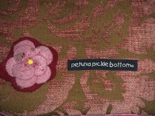 PETUNIA PICKLE BOTTOM BOXY DIAPER BAG TAPESTRY BROWN PINK PAISLEY VELVET