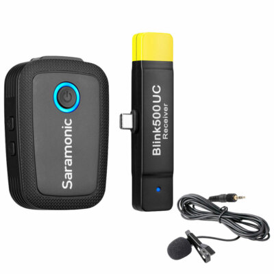 Saramonic Blink 500 B5 Micro-Wireless TX+RX 2.4GHz Lavalier System w/ USB-C Dual