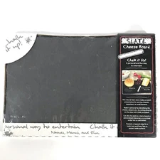 Thirsty stone Slate Cheese Board With Chalk 7.75" X 11.75"