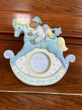 ROCK A BYE BABY BABY BEAR HORSE FRAME LADY JANE LTD. HOLD 3" PHOTOS