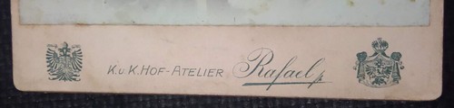 ALTES SCHRANKPORTRÄTFOTO VIER KINDER ATELIER RAFAEL BRÜNN 1903 DEUTSCHLAND - Bild 2 von 3