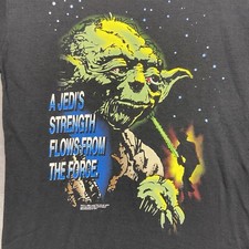NWT Vintage 1997 Star Wars Yoda Return Of The Jedi Movie Promo 90's Size XL