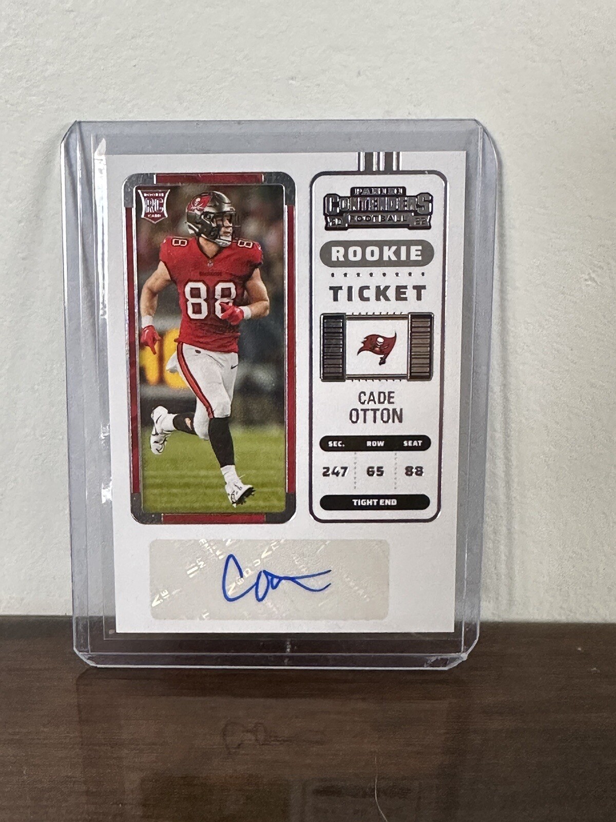 2022 Panini Contenders CADE OTTON Rookie Ticket Auto RC #201 TB Buccaneers