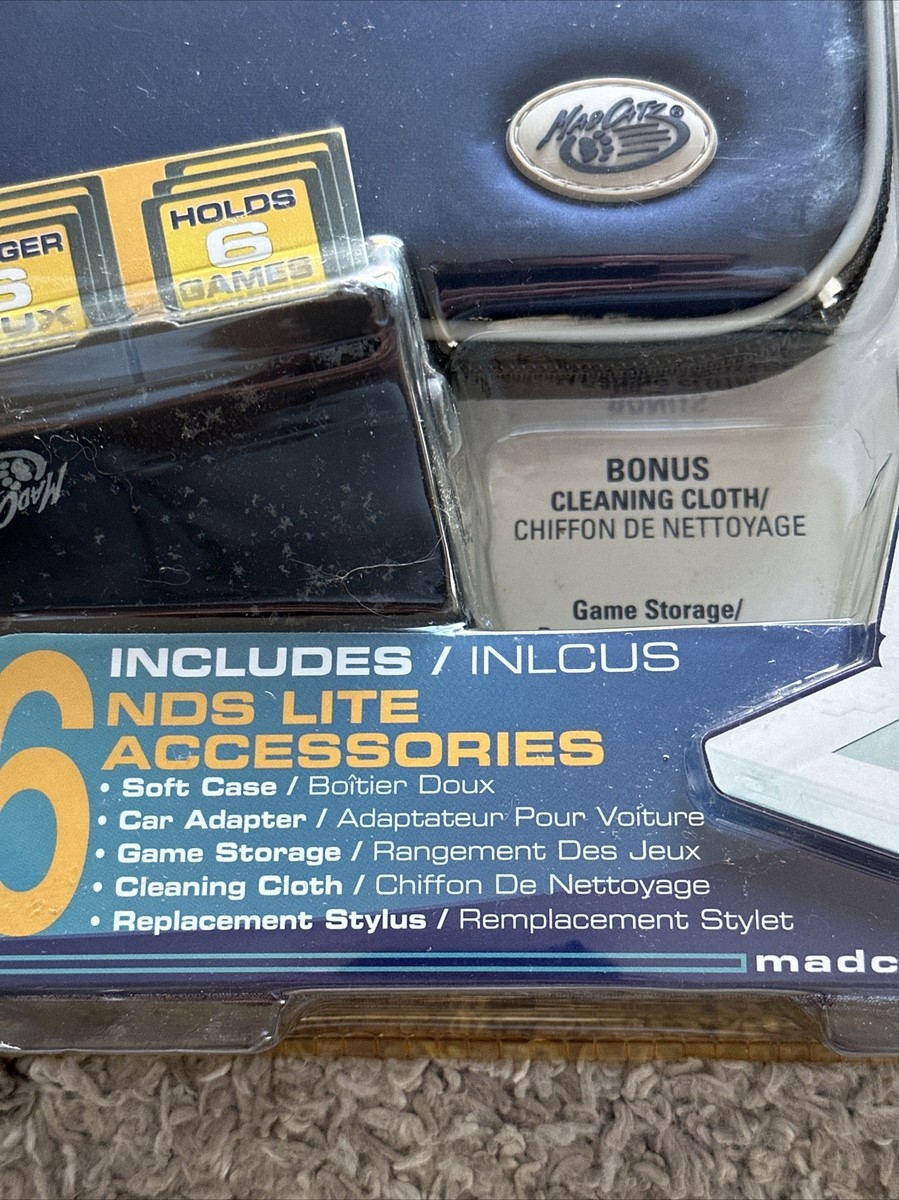 Mad Catz Nintendo DS Lite 6 Piece Starter Kit - Cases