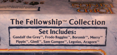 Lord of the Rings AOME THE FELLOWSHIP COLLECTION Play Along