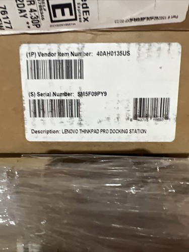 NEW SEALED Lenovo ThinkPad Pro Docking Station 40AH0135US for T/L/X - Series - Photo 3/3