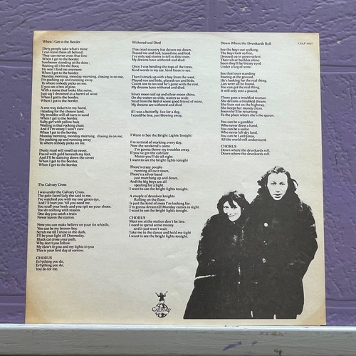 Richard Linda Thompson I Want To See The Bright Lights Tonight LP Carthage 1983 - Picture 5 of 5
