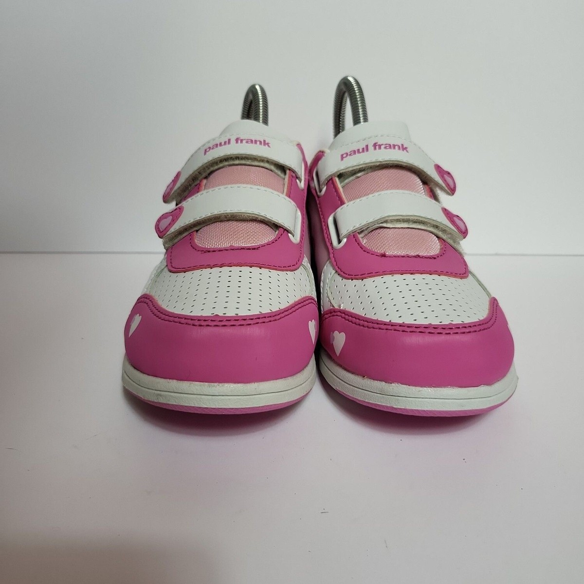 Paul Frank Girls Pink Canvas Julius Monkey Round Toe Hook