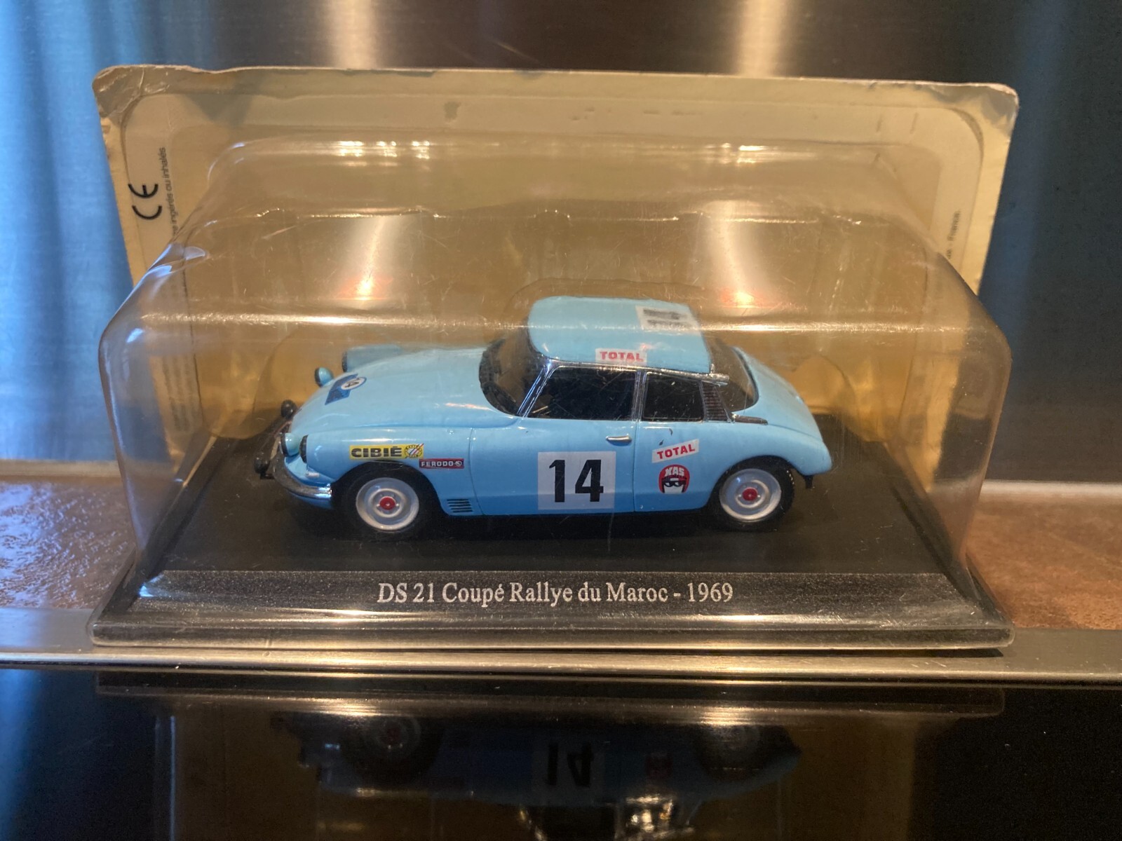 Citroën DS 21 Coupe voiture miniature de collection Rallye Maroc 1969 échelle 1/43