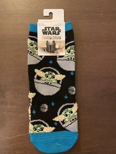 Disney Star Wars Mandalorian Baby Yoda The Child Grogu No Show Socks NEW