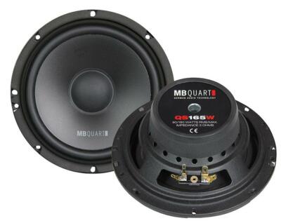 MB QUART QS-165W Woofer-Set 16,5 cm Bass Lautsprecher Mitteltöner1 Paar 180 Watt