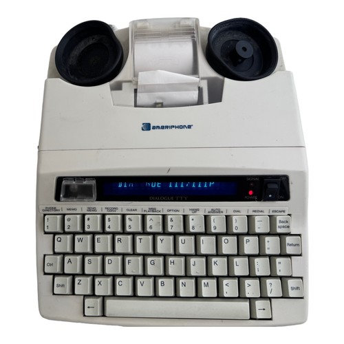 Ameriphone Dialogue III/IIIP TTY Text Telephone - Tested + Working