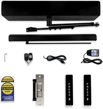 Automatic Swing Door Olide-120B with Wireless Push Panel and 880lbs Eletric Lock