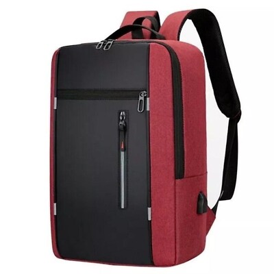 Neuer, Swiss Goose wasserdichter USB Reise Rucksack rot. Swiss Goose Laptop