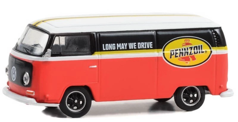 VW Volkswagen Bus T2 - Panel Van - PENNZOIL - Greenlight 1:64 - Immagine 2 di 4
