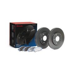 1x Bremsensatz, Scheibenbremse BREMBO KT 08 017 passend für NISSAN