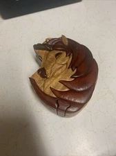 unicorn wooden puzzle box Hand Crafted