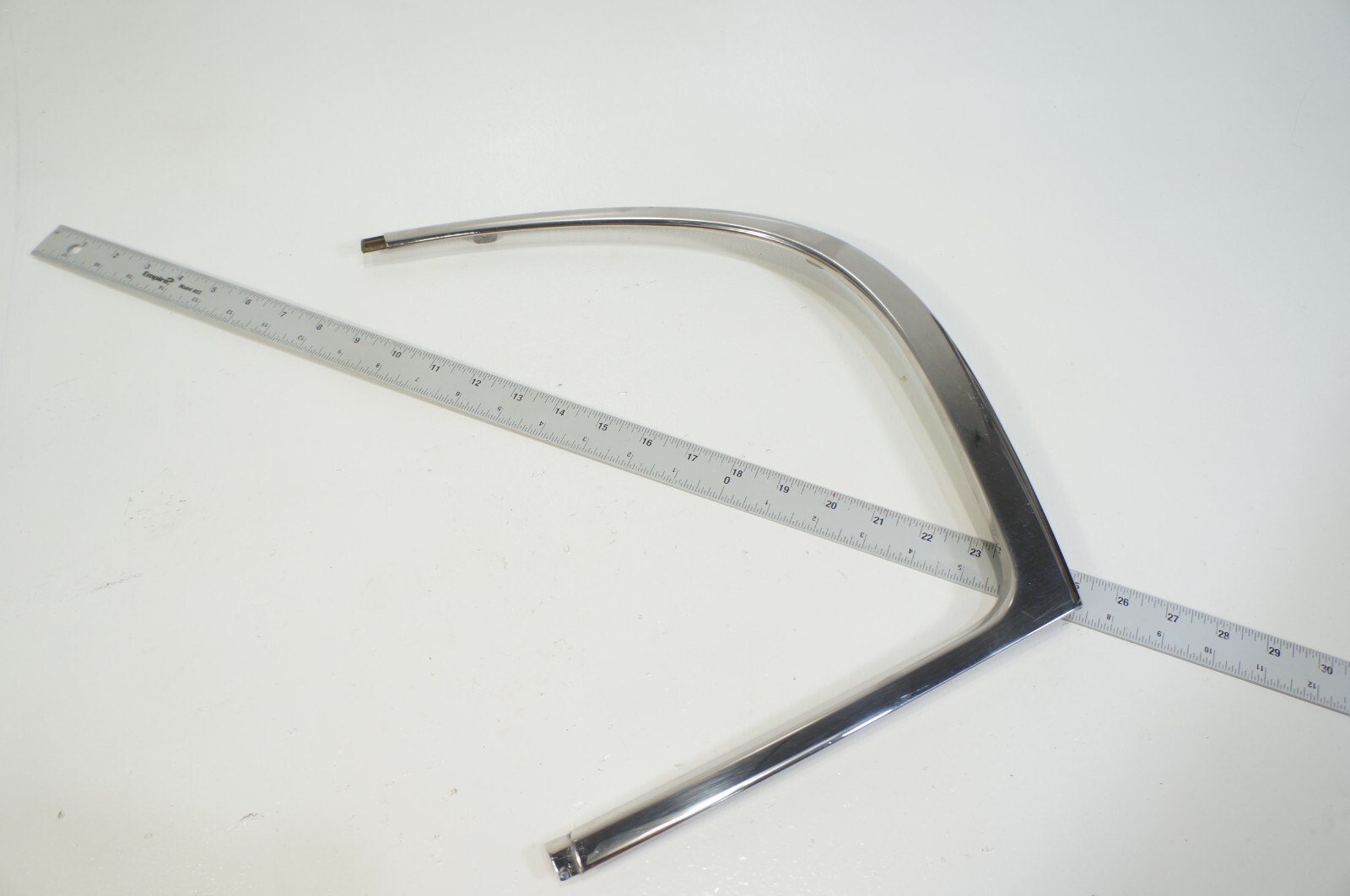 2006-2012 Bentley Flying Spur REAR Driver Left Side Door Glass Chrome Trim
