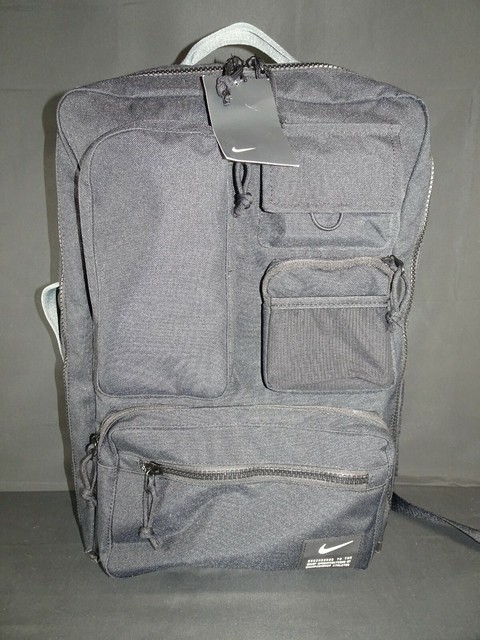 Nike Utility Elite Backpack Black Training Sports Travel Laptop for sale  online | eBay