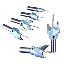 6Pcs Ball Beads Drill Bit Mark Set Wooden Milling Cutter Tool 6-16mm Woodworking