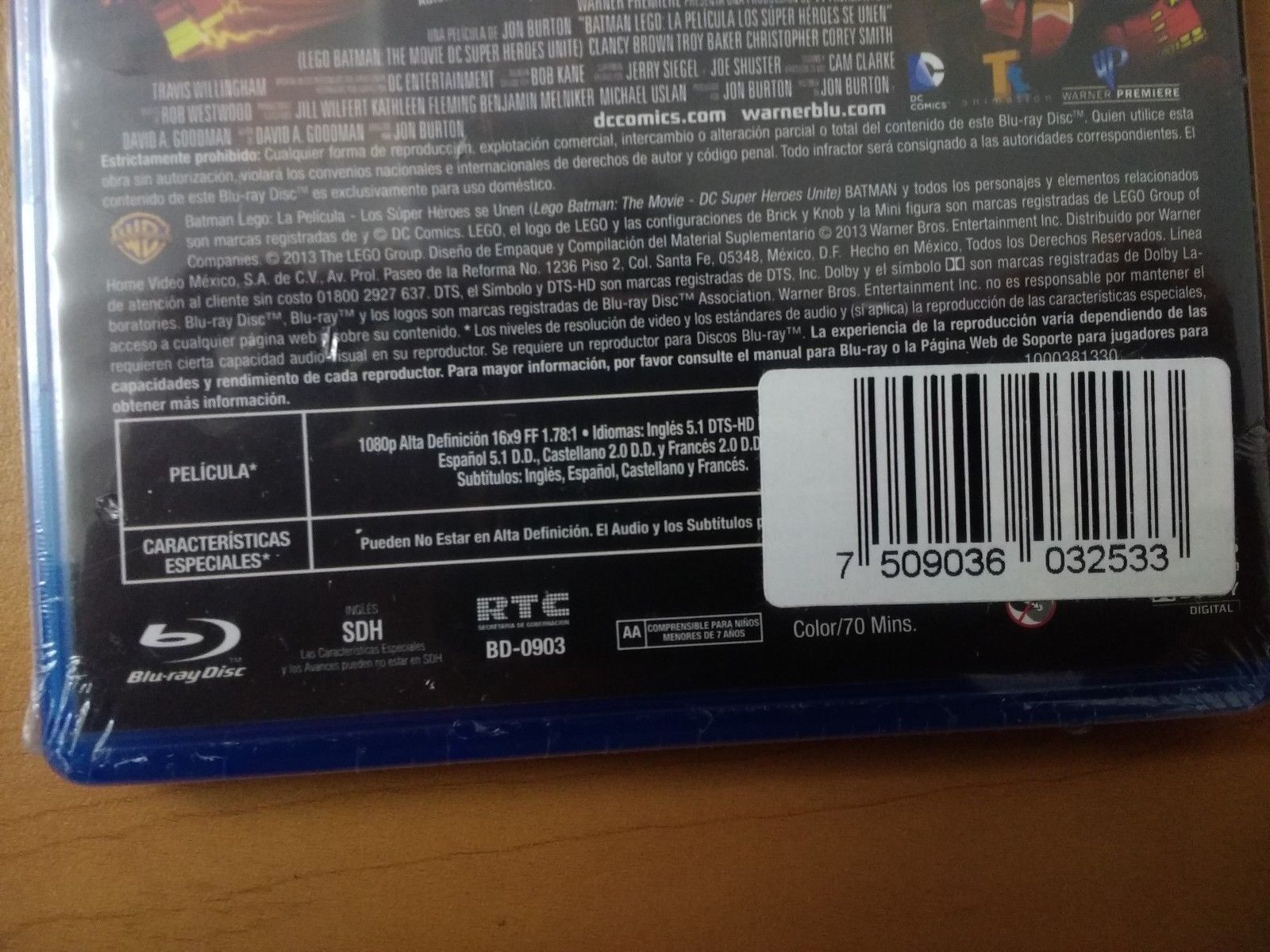 LEGO BATMAN THE MOVIE DC SUPER HEROES UNITE BLU RAY LOS SUPER HEROES SE  UNEN