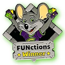 🌟Chuck E Cheese Functions Winner Employee Exclusive Pin🌟