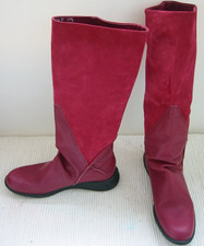 New Arche Tholy Nubuck Leather Boots Uk 5 French 38 Us 7.5