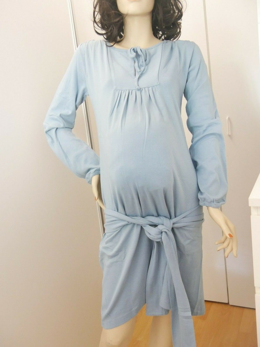 Maternity Dress with Organic Cotton Belt Size 1 Light Blue Cherry on the Cake | eBay Maternity Dress with Organic Cotton Belt Size 1 Light Blue Cherry on the Cake | eBay