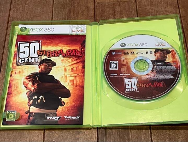 Xbox 360 50 Cent Blood on the Sand Microsoft Boxed Manual