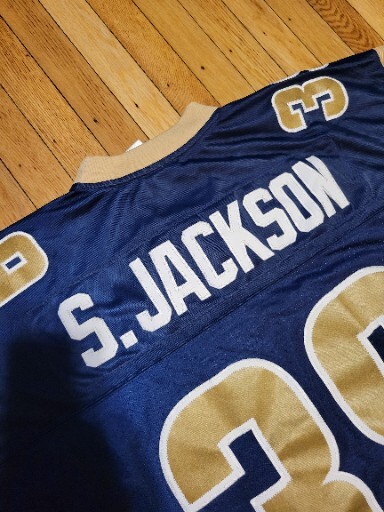 Vintage NFL Reebok ST Louis Rams STEPHEN JACKSON #39 Sewn Jersey XL Football - Picture 16 of 16