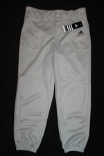 Adidas BOYS Traditional Cut sports BASEBALL PANTS climalite GREY L LARGE 14