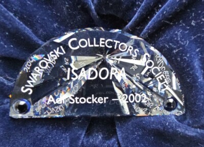 2002 Swarovski Crystal Glass 