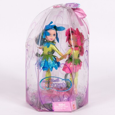 BNIB 2004 Mattel Barbie doll - #G6245 Fairytopia Petal Pixies Quilla & Questina