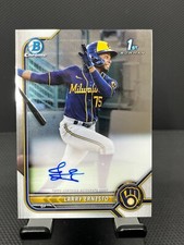 2022 Bowman Chrome  Larry Ernesto 1st Base Auto #CPA-LE Brewers Prospect
