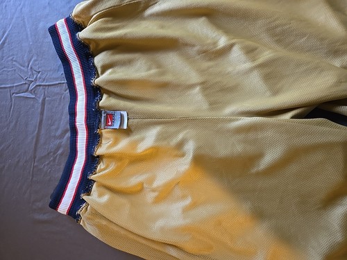 Vintage Nike Olympic Team USA Basketball Shorts Gold And White Size Large EUC - Picture 8 of 11