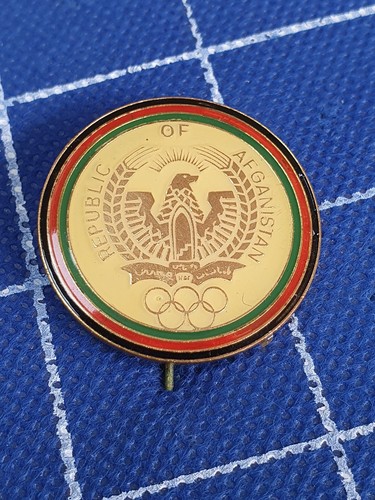 Pin badge NOC Afghanistan National Olympic committee Olympics Games