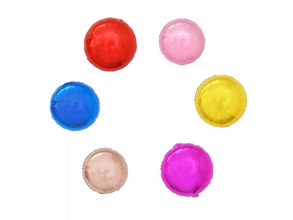 18" Foil Star Heart Round Balloons Wedding Party Festival Decor Baby Shower - Image 4 of 4