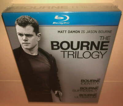 Bourne Trilogy blu ray Box Set 1 2 3 Identity Supremacy