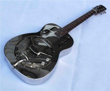Jonathan Gloss Nickel Finish Electric Duolian Resonator Guitar