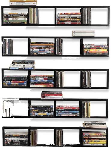 Ikea Boalt Wooden CD Storage Tower Rack - Stores 35 CDs 59cm Tall