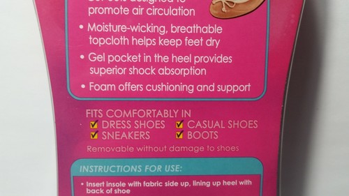 Dr Scholl's Dream Walk Fresh & Cool Insoles Women 6-10 Scholls 2 Pairs - Picture 6 of 12