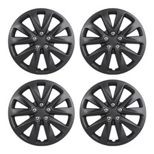 Universal Black Matte 16 Hubcaps Wheel Rim Hub Covers Snap On Car Truck 4pcs Universal Black Matte 16 Hubcaps Wheel Rim Hub Covers Snap On Car Truck 4pcs