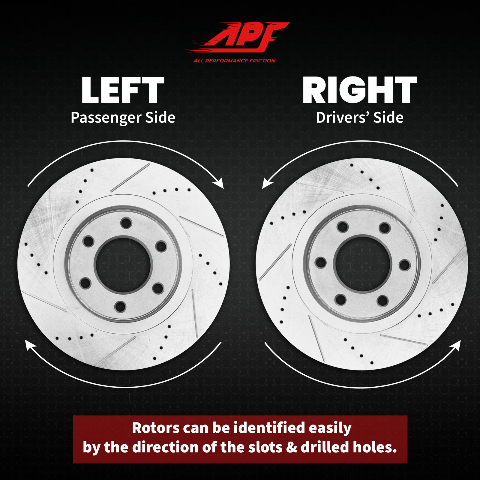 Drilled Rotors Brake Kits Front Drilled & Slotted Brake Rotors Ceramic Pads Kit For 2011-2019 GMC Sierra 2500 HD - Zinc Coated Drilled Slotted Zinc Rotors Ceramic Pads - Foto 3