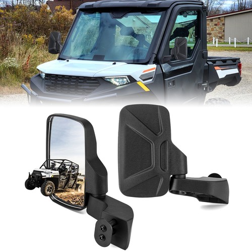 UTV Rear View Side Mirrors Breakaway For Polaris General XP 1000 Can Am Defender - Foto 4