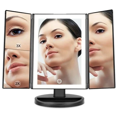 SIDSONS LED Backlit Makeup Vanity Mirror 36 LED Lights with Touch Screen