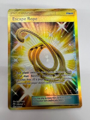 Pokemon Card Escape Rope - 163/147 - Secret Rare | eBay