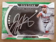 JOEY VOTTO 2018 Topps Five Star Silver Signatures Autograph #7/15